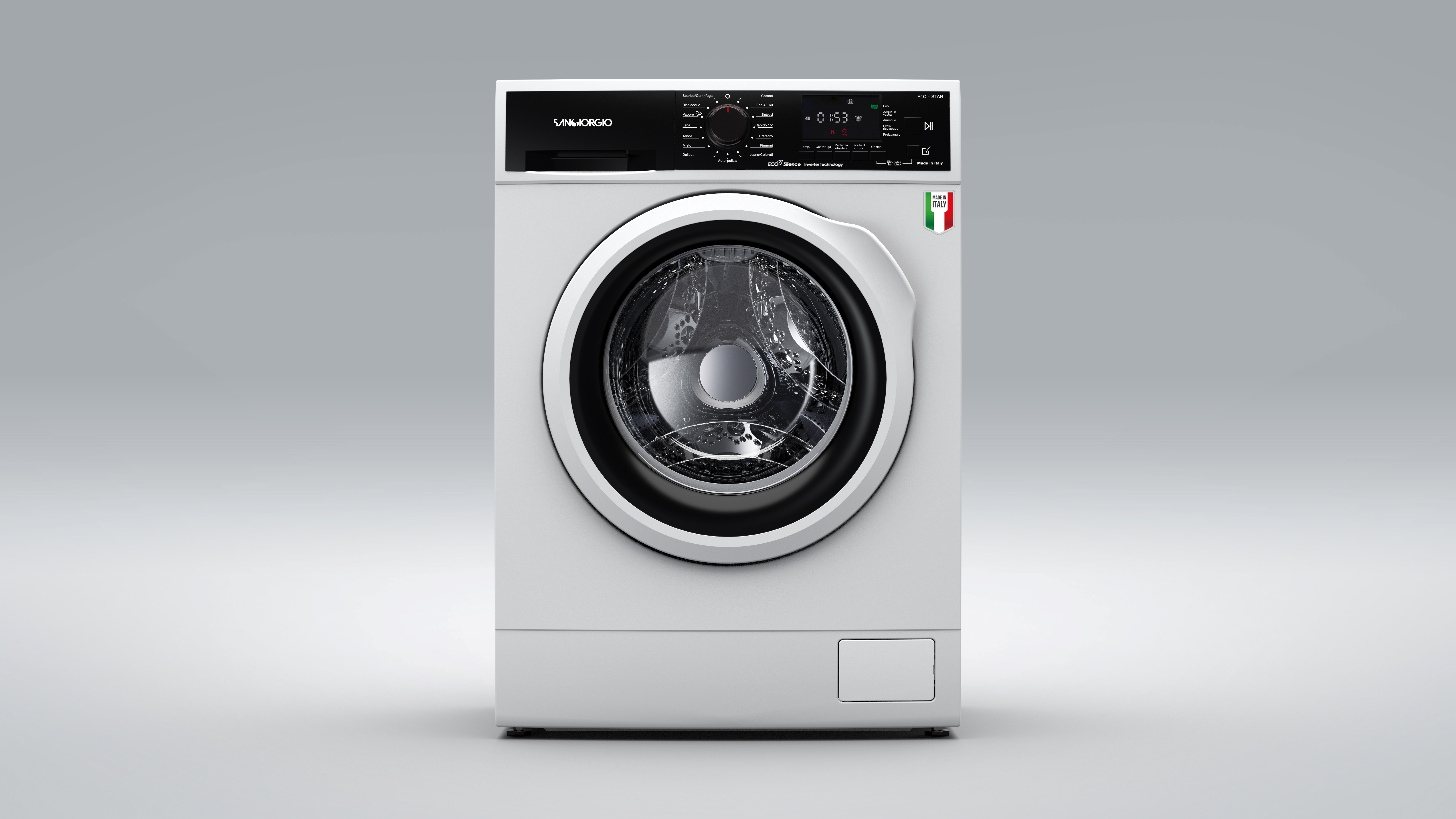 ΠΛΥΝΤΗΡΙΟ ΡΟΥΧΩΝ SANGIORGIO F1012CA9 | 10 ΚΙΛΑ | INVERTER 1200 ΣΤΡΟΦΕΣ | LCD ΗΛΕΚΤΡΟΝΙΚΟ | 5 ΧΡΟΝΙΑ ΕΓΓΥΗΣΗ*